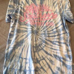 tie die southern shirt tshirt ( size small)